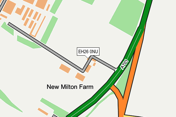 EH26 0NU map - OS OpenMap – Local (Ordnance Survey) EH26 0NU map - OS OpenMap – Local (Ordnance Survey)
