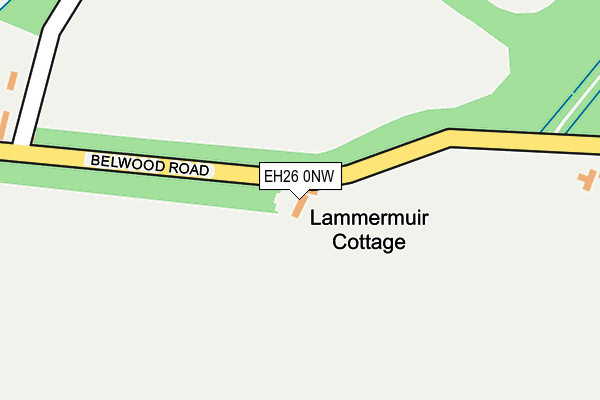 EH26 0NW map - OS OpenMap – Local (Ordnance Survey) EH26 0NW map - OS OpenMap – Local (Ordnance Survey)