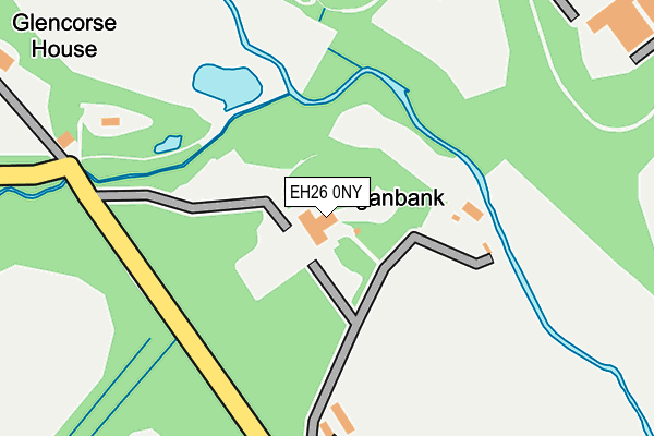 EH26 0NY map - OS OpenMap – Local (Ordnance Survey) EH26 0NY map - OS OpenMap – Local (Ordnance Survey)