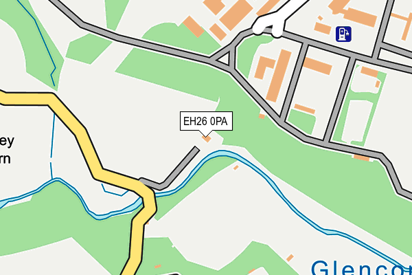 EH26 0PA map - OS OpenMap – Local (Ordnance Survey) EH26 0PA map - OS OpenMap – Local (Ordnance Survey)