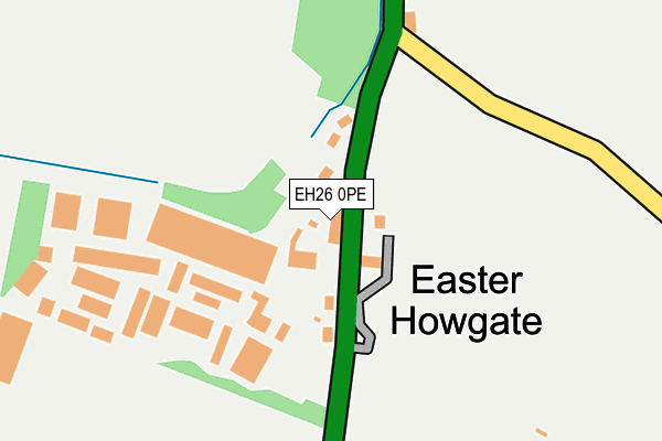EH26 0PE map - OS OpenMap – Local (Ordnance Survey) EH26 0PE map - OS OpenMap – Local (Ordnance Survey)