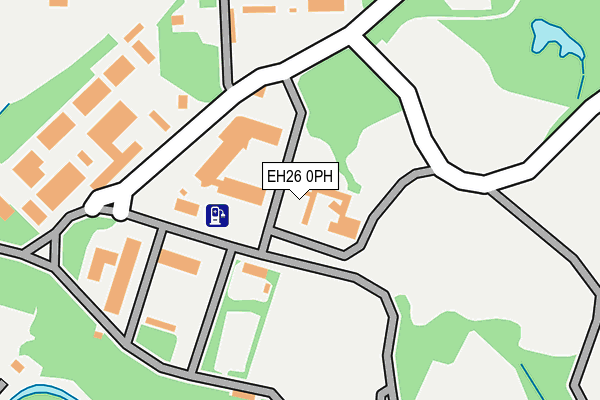 EH26 0PH map - OS OpenMap – Local (Ordnance Survey) EH26 0PH map - OS OpenMap – Local (Ordnance Survey)