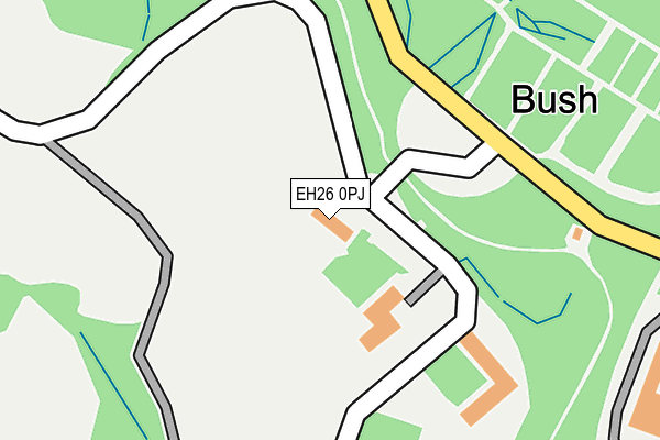 EH26 0PJ map - OS OpenMap – Local (Ordnance Survey) EH26 0PJ map - OS OpenMap – Local (Ordnance Survey)