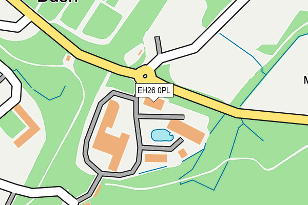 EH26 0PL map - OS OpenMap – Local (Ordnance Survey) EH26 0PL map - OS OpenMap – Local (Ordnance Survey)