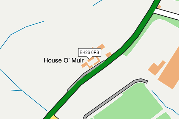 EH26 0PS map - OS OpenMap – Local (Ordnance Survey)