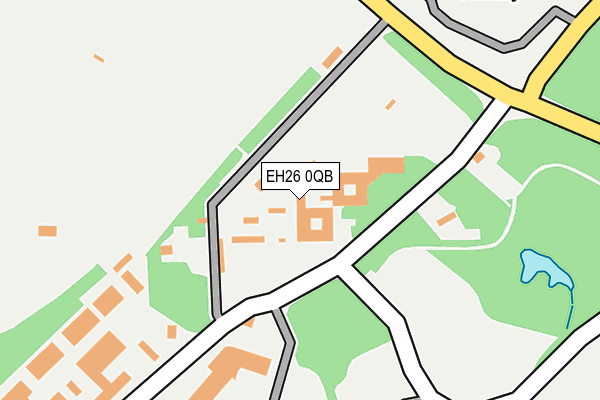 EH26 0QB map - OS OpenMap – Local (Ordnance Survey) EH26 0QB map - OS OpenMap – Local (Ordnance Survey)