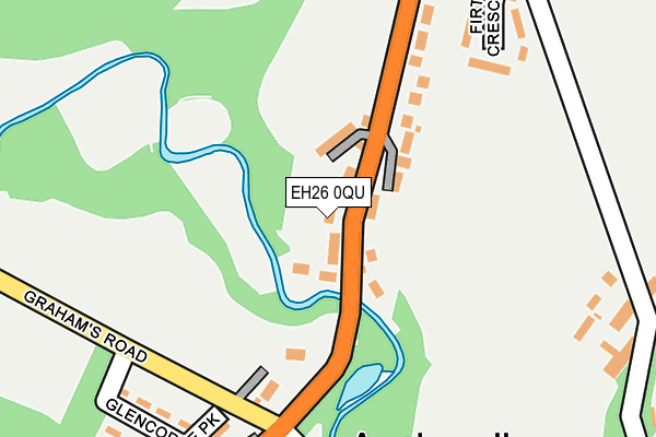 EH26 0QU map - OS OpenMap – Local (Ordnance Survey) EH26 0QU map - OS OpenMap – Local (Ordnance Survey)