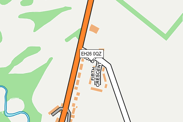 EH26 0QZ map - OS OpenMap – Local (Ordnance Survey) EH26 0QZ map - OS OpenMap – Local (Ordnance Survey)