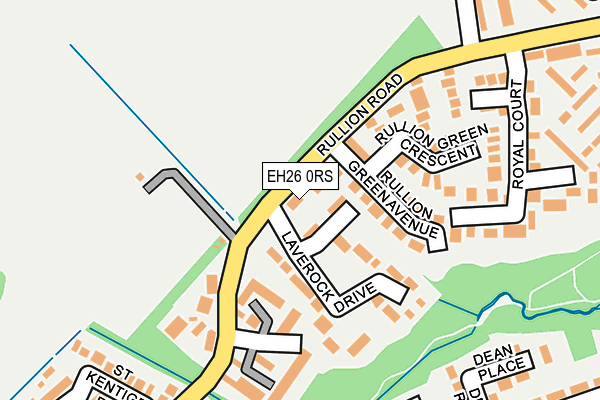EH26 0RS map - OS OpenMap – Local (Ordnance Survey) EH26 0RS map - OS OpenMap – Local (Ordnance Survey)