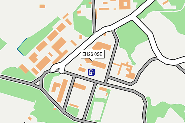 EH26 0SE map - OS OpenMap – Local (Ordnance Survey) EH26 0SE map - OS OpenMap – Local (Ordnance Survey)