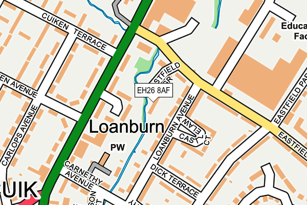 EH26 8AF map - OS OpenMap – Local (Ordnance Survey) EH26 8AF map - OS OpenMap – Local (Ordnance Survey)