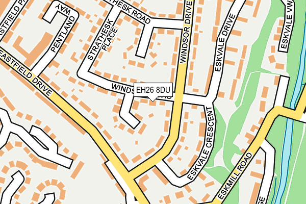 EH26 8DU map - OS OpenMap – Local (Ordnance Survey) EH26 8DU map - OS OpenMap – Local (Ordnance Survey)