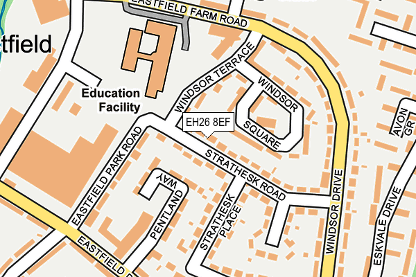 EH26 8EF map - OS OpenMap – Local (Ordnance Survey) EH26 8EF map - OS OpenMap – Local (Ordnance Survey)