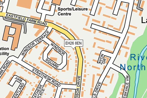 EH26 8EN map - OS OpenMap – Local (Ordnance Survey)