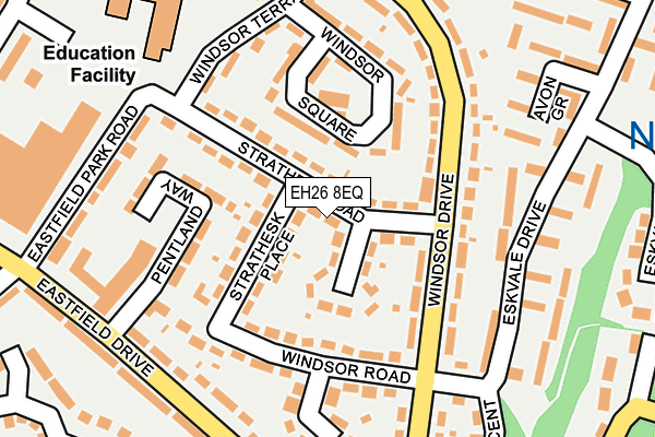 EH26 8EQ map - OS OpenMap – Local (Ordnance Survey) EH26 8EQ map - OS OpenMap – Local (Ordnance Survey)