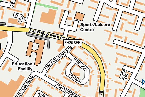 EH26 8ER map - OS OpenMap – Local (Ordnance Survey) EH26 8ER map - OS OpenMap – Local (Ordnance Survey)