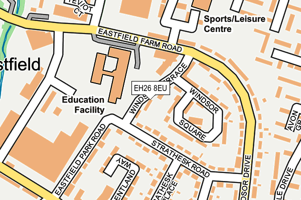 EH26 8EU map - OS OpenMap – Local (Ordnance Survey) EH26 8EU map - OS OpenMap – Local (Ordnance Survey)