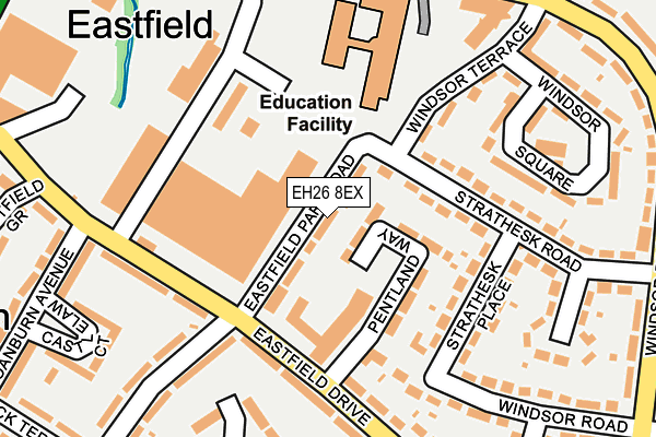 EH26 8EX map - OS OpenMap – Local (Ordnance Survey) EH26 8EX map - OS OpenMap – Local (Ordnance Survey)