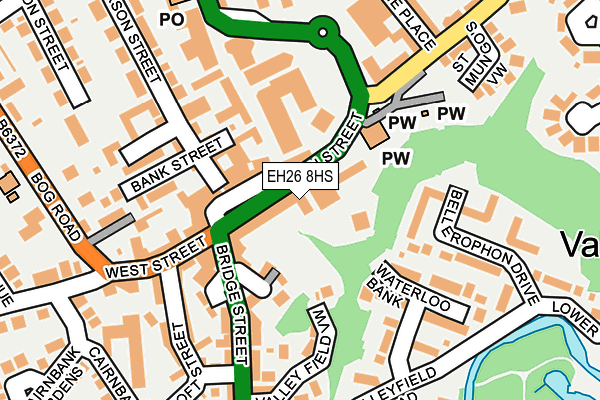 EH26 8HS map - OS OpenMap – Local (Ordnance Survey) EH26 8HS map - OS OpenMap – Local (Ordnance Survey)