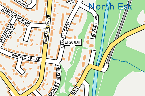EH26 8JH map - OS OpenMap – Local (Ordnance Survey) EH26 8JH map - OS OpenMap – Local (Ordnance Survey)