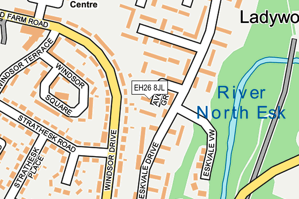EH26 8JL map - OS OpenMap – Local (Ordnance Survey) EH26 8JL map - OS OpenMap – Local (Ordnance Survey)