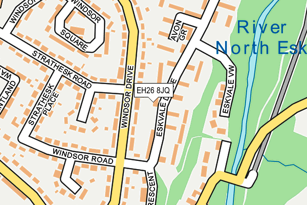 EH26 8JQ map - OS OpenMap – Local (Ordnance Survey) EH26 8JQ map - OS OpenMap – Local (Ordnance Survey)