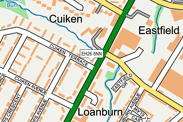 EH26 8NN map - OS OpenMap – Local (Ordnance Survey) EH26 8NN map - OS OpenMap – Local (Ordnance Survey)