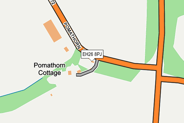 EH26 8PJ map - OS OpenMap – Local (Ordnance Survey) EH26 8PJ map - OS OpenMap – Local (Ordnance Survey)