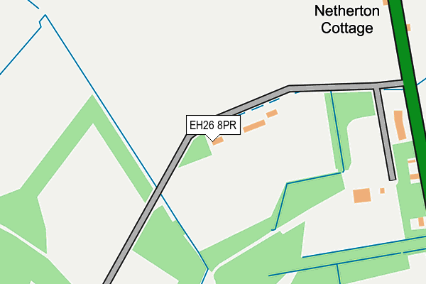 EH26 8PR map - OS OpenMap – Local (Ordnance Survey) EH26 8PR map - OS OpenMap – Local (Ordnance Survey)