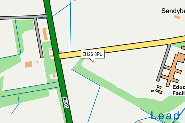 EH26 8PU map - OS OpenMap – Local (Ordnance Survey) EH26 8PU map - OS OpenMap – Local (Ordnance Survey)