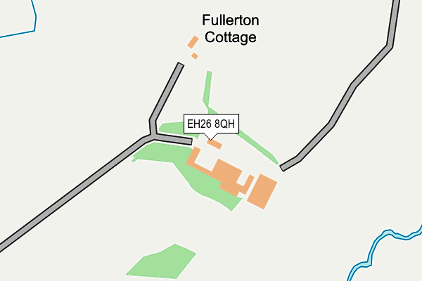 EH26 8QH map - OS OpenMap – Local (Ordnance Survey) EH26 8QH map - OS OpenMap – Local (Ordnance Survey)