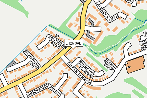 EH26 9AB map - OS OpenMap – Local (Ordnance Survey) EH26 9AB map - OS OpenMap – Local (Ordnance Survey)