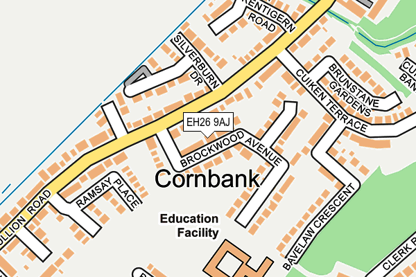 EH26 9AJ map - OS OpenMap – Local (Ordnance Survey) EH26 9AJ map - OS OpenMap – Local (Ordnance Survey)