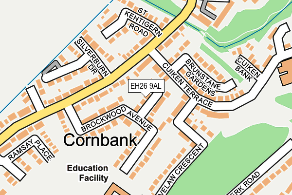 EH26 9AL map - OS OpenMap – Local (Ordnance Survey) EH26 9AL map - OS OpenMap – Local (Ordnance Survey)