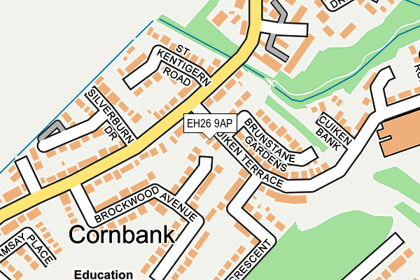 EH26 9AP map - OS OpenMap – Local (Ordnance Survey) EH26 9AP map - OS OpenMap – Local (Ordnance Survey)