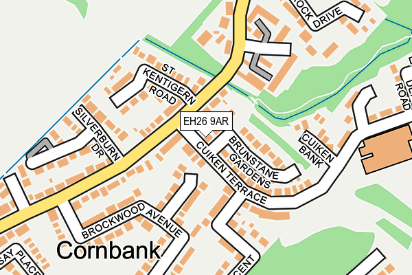 EH26 9AR map - OS OpenMap – Local (Ordnance Survey) EH26 9AR map - OS OpenMap – Local (Ordnance Survey)