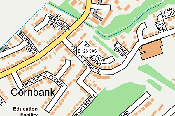 EH26 9AS map - OS OpenMap – Local (Ordnance Survey) EH26 9AS map - OS OpenMap – Local (Ordnance Survey)
