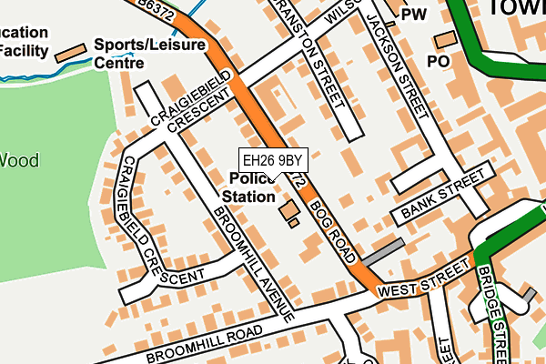 EH26 9BY map - OS OpenMap – Local (Ordnance Survey) EH26 9BY map - OS OpenMap – Local (Ordnance Survey)