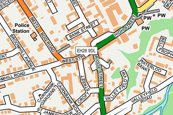 EH26 9DL map - OS OpenMap – Local (Ordnance Survey) EH26 9DL map - OS OpenMap – Local (Ordnance Survey)