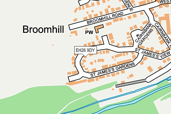 EH26 9DY map - OS OpenMap – Local (Ordnance Survey) EH26 9DY map - OS OpenMap – Local (Ordnance Survey)