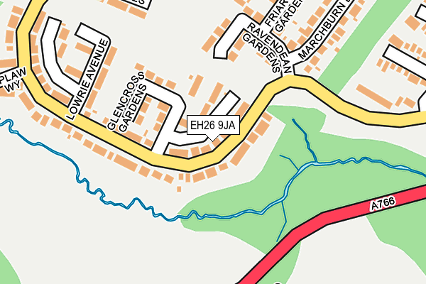 EH26 9JA map - OS OpenMap – Local (Ordnance Survey) EH26 9JA map - OS OpenMap – Local (Ordnance Survey)