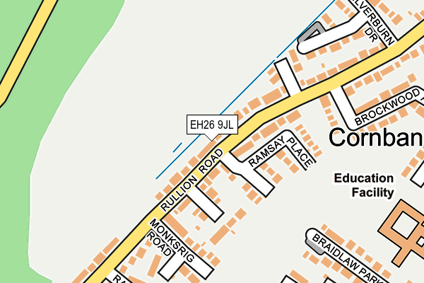 EH26 9JL map - OS OpenMap – Local (Ordnance Survey) EH26 9JL map - OS OpenMap – Local (Ordnance Survey)