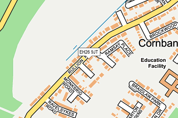 EH26 9JT map - OS OpenMap – Local (Ordnance Survey) EH26 9JT map - OS OpenMap – Local (Ordnance Survey)