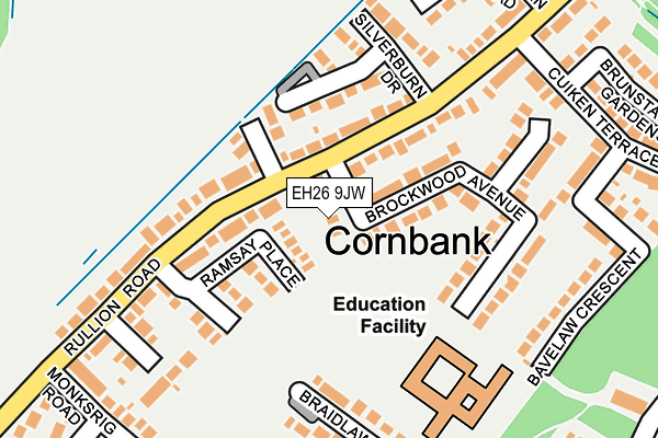 EH26 9JW map - OS OpenMap – Local (Ordnance Survey) EH26 9JW map - OS OpenMap – Local (Ordnance Survey)