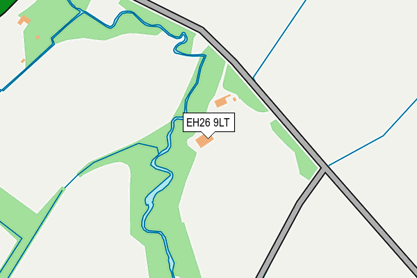 EH26 9LT map - OS OpenMap – Local (Ordnance Survey) EH26 9LT map - OS OpenMap – Local (Ordnance Survey)