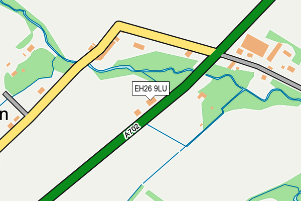 EH26 9LU map - OS OpenMap – Local (Ordnance Survey) EH26 9LU map - OS OpenMap – Local (Ordnance Survey)