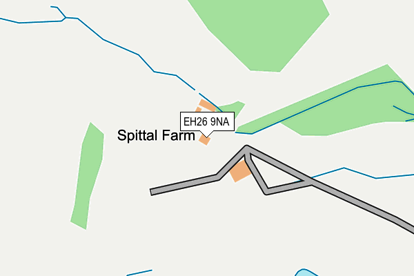 EH26 9NA map - OS OpenMap – Local (Ordnance Survey) EH26 9NA map - OS OpenMap – Local (Ordnance Survey)