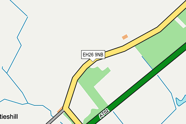 EH26 9NB map - OS OpenMap – Local (Ordnance Survey) EH26 9NB map - OS OpenMap – Local (Ordnance Survey)