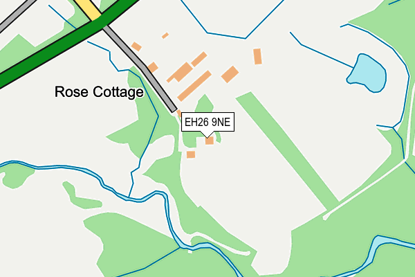 EH26 9NE map - OS OpenMap – Local (Ordnance Survey) EH26 9NE map - OS OpenMap – Local (Ordnance Survey)