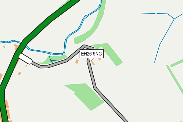 EH26 9NG map - OS OpenMap – Local (Ordnance Survey) EH26 9NG map - OS OpenMap – Local (Ordnance Survey)